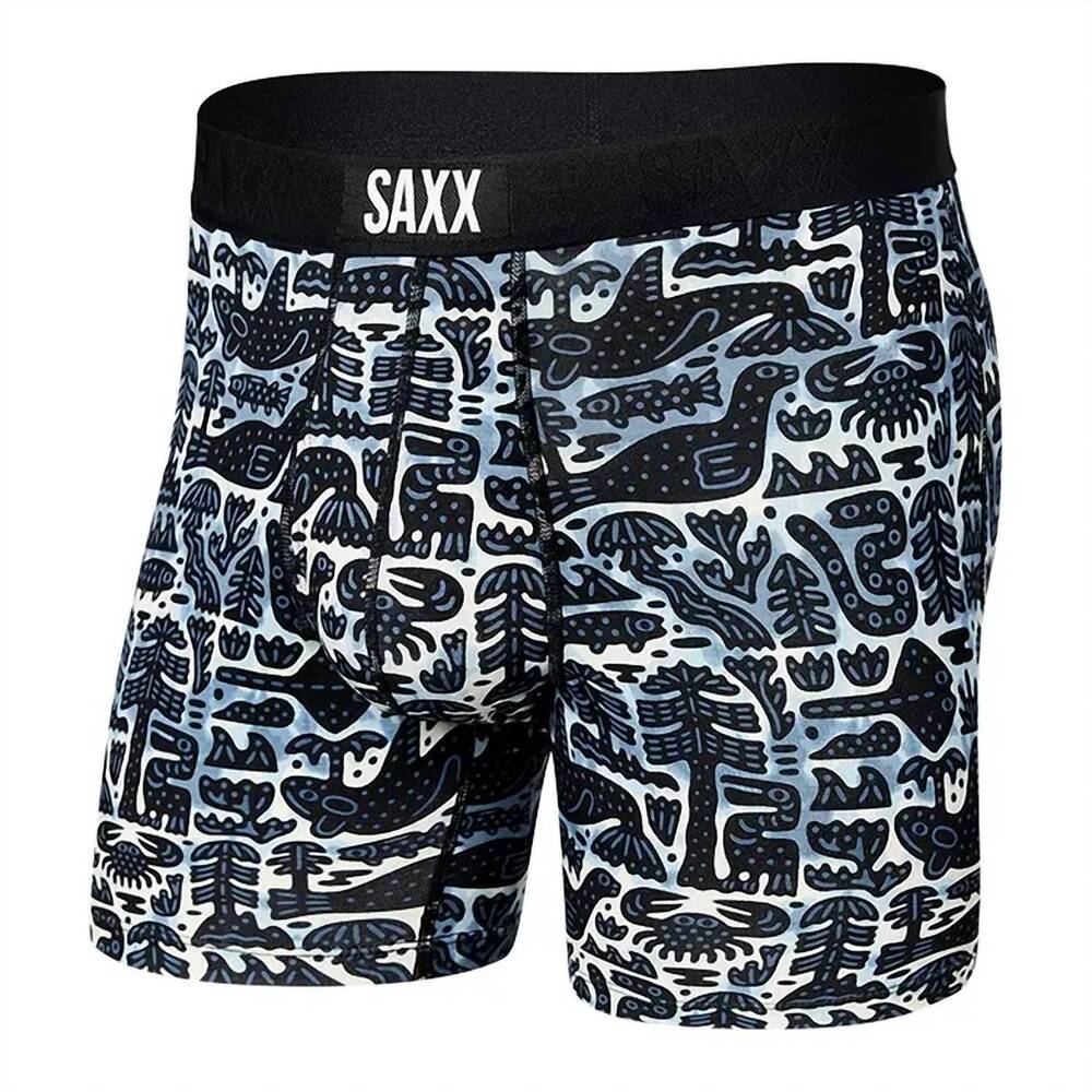 NEW SAXX men's ultra super soft boxer brief in coast life